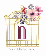 Image result for Monogram Letter N