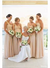 Image result for Brides Maid Dress That Covers Shoulders