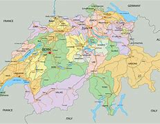 Image result for Switzerland Physical Map