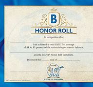 Image result for AB Honor Roll Certificate