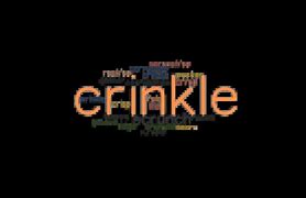 Image result for The Word Crinkle