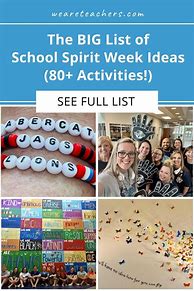 Image result for Spirit Week Theme Day Ideas