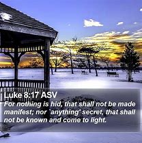 Image result for Luke 8 Verse 17