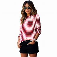 Image result for Women's Striped Shirts