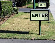 Image result for Door Entrance and Exit Signs