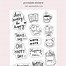 Image result for Cute Aesthetic Stickers Black and White