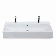 Image result for Wall Mount Twin Faucet Sink