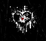 Image result for Cool Black Broken Heart Wallpaper