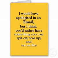 Image result for Funny Apology Poem