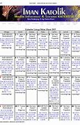 Image result for Kalender Liturgi Iman Katolik