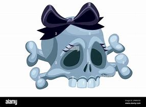 Image result for Skull Bow Cartoon