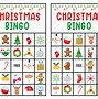 Image result for Christmas Bingo Words