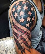 Image result for American Flag Tattoo Art