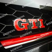 Image result for Golf GTI Badge DXF