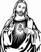 Image result for Jesus Icon Black and White