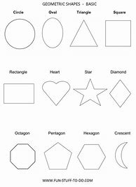 Image result for Drawing Basic Shapes Worksheets