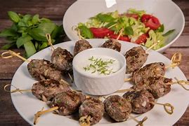 Image result for Grilled Kefta Skewers