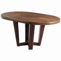 Image result for Small Dark Oval Dining Table