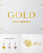 Image result for Gold Foil Logo Mockup