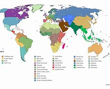 Image result for World Regional Map