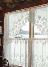 Image result for Ivory Lace Curtains