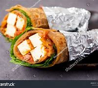 Image result for Butter Paneer Roll Image