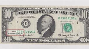 Image result for $10 Dollar Bill