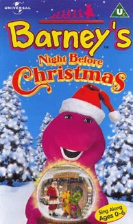 Image result for Barney Night Before Christmas VHS