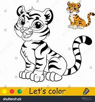 Image result for White Tiger Drawing On Grey Paper Cute