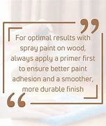 Image result for Wood Spray-Paint Example