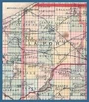 Image result for La Porte County Indiana Map