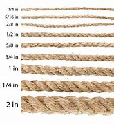 Image result for Climbing Rope Size Chart