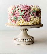 Image result for Buttercream Floral Cake with Olivia Topper