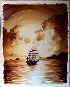 Image result for Coffee Art Painting Nature