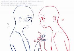 Image result for Anime Couple Pose Template