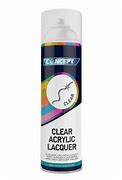 Image result for Clear Acrylic Lacquer