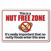 Image result for No Nuts Warning Sign