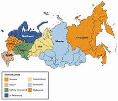 Image result for Western Russia Map