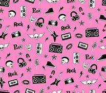 Image result for Pink Punk Rock Art