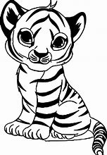 Image result for Baby Tiger Drawing