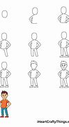 Image result for How to Draw a Person Step 1