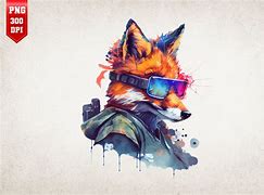 Image result for Cyberpunk Fox Art