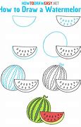 Image result for How to Draw Watermelon