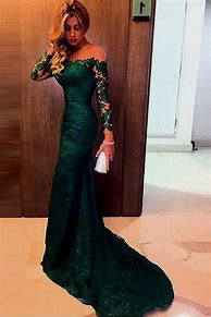 Image result for Green Mermaid Prom Dress