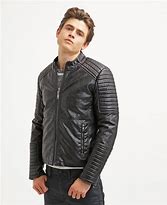 Image result for Metallic Faux Leather Jacket