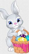 Image result for Floppy-Eared Bunny in a Basket Clip Art