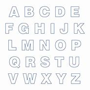 Image result for Cut Out Letters and Numbers