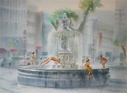 Image result for Fountain Youth Painting