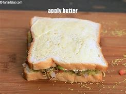 Image result for Sev Puri Sandwich