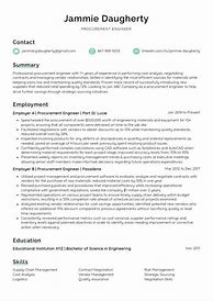 Image result for Procurement Engineer LinkedIn Profile Summary